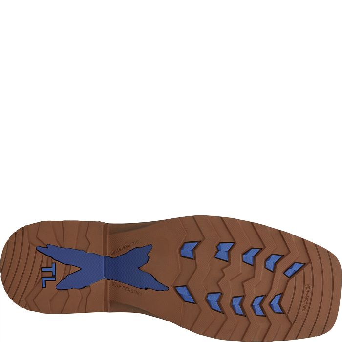 Tony Lama Men's Energy 11" Composite Toe Waterproof Work Boots (TW3400 / Tan)