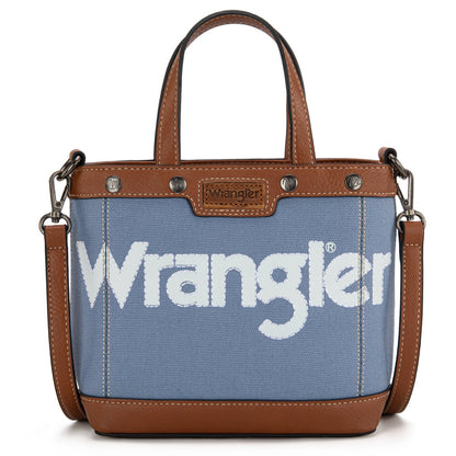 Wrangler Canvas Mini Top Handle Tote/ Crossbody Bag (WG142-2005JN / Jean)