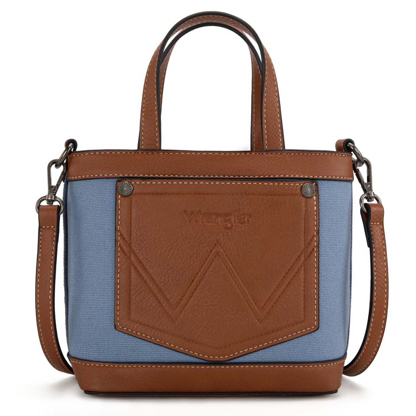 Wrangler Canvas Mini Top Handle Tote/ Crossbody Bag (WG142-2005JN / Jean)