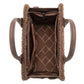 Wrangler Sherpa Southwestern Print Small Canvas Tote/Crossbody (WG166-8120SCF / Coffee)