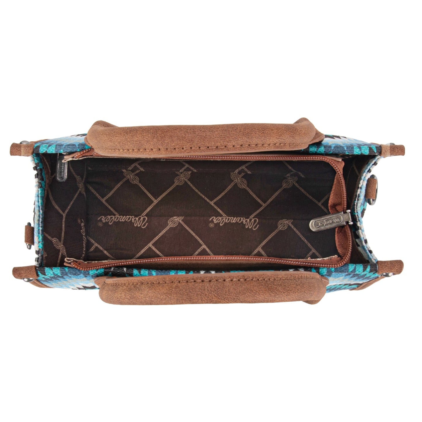 Wrangler Southwestern Pattern Dual Sided Print Tote/Crossbody (WG2211-8120SJN / Jean)