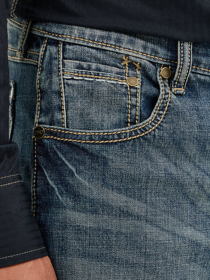 Vaqueros Wrangler de corte bota ajustado retro para hombre (10WLT77LY)