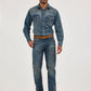 Vaqueros rectos Wrangler de corte retro ajustado para hombre (WLT88BZ)