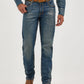 Vaqueros rectos Wrangler de corte retro ajustado para hombre (WLT88BZ)