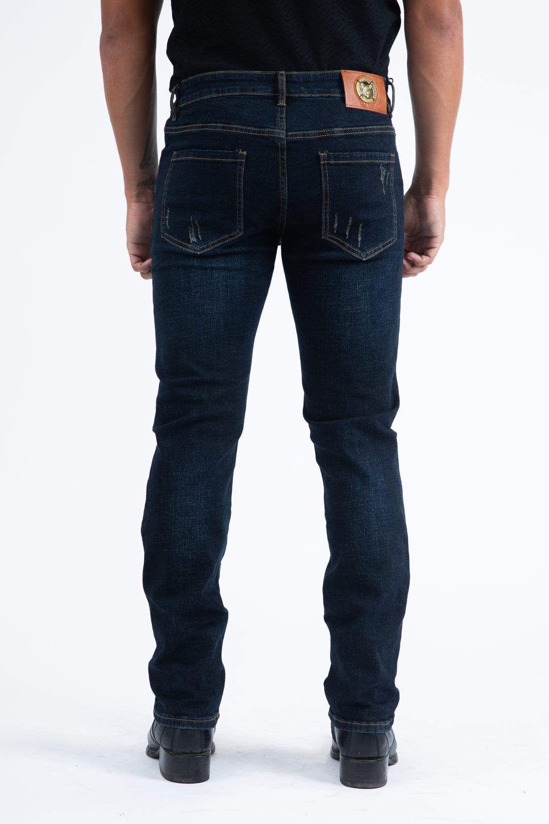 Vaqueros Platini Cruz Supersoft índigo elásticos ajustados para hombre (FDJ11053 índigo)