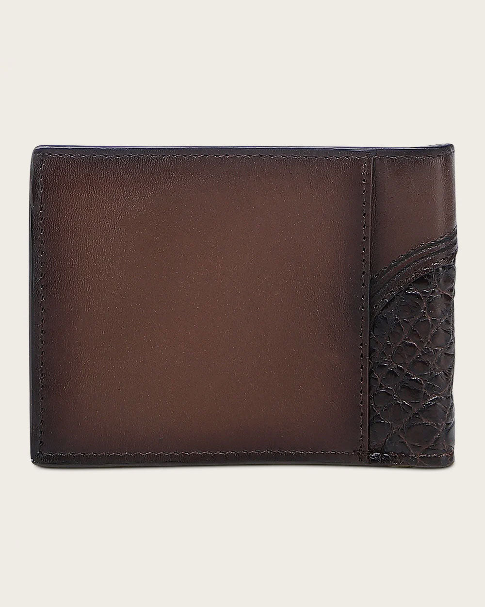 Cuadra Brown Ultra Exotic Alligator Wallet (BC041AL/DU718 Brown)