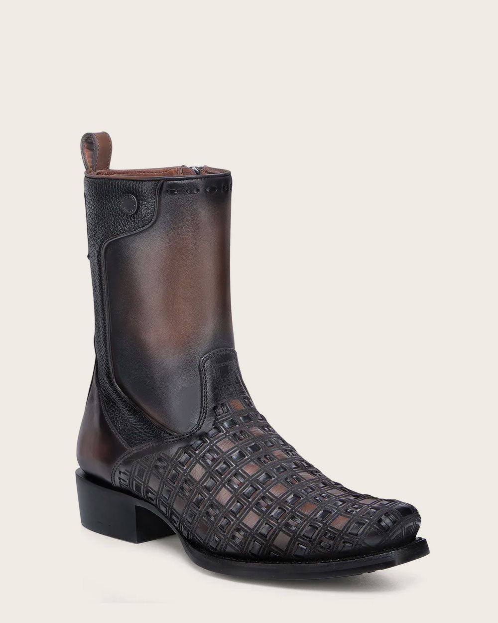 Botas Cuadra Urban Decoradas Marrones para Hombre (CU940/1J3PRS - Res Crust Miel MN Chocolate)