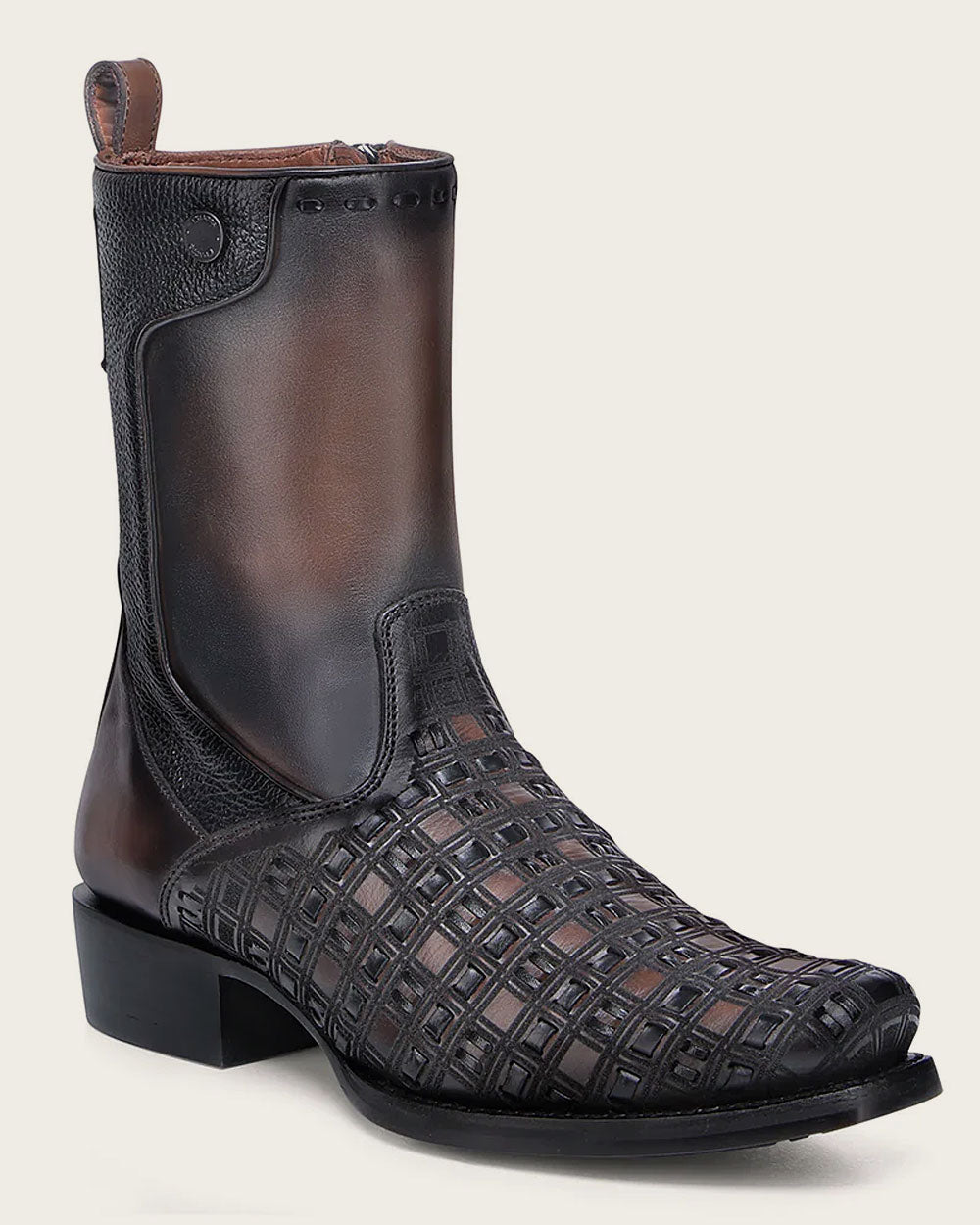 Botas Cuadra Urban Decoradas Marrones para Hombre (CU940/1J3PRS - Res Crust Miel MN Chocolate)