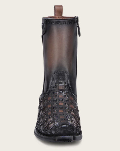 Cuadra Men's Urban Decorated Brown Boots (CU940/1J3PRS - Res Crust Miel MN Chocolate)