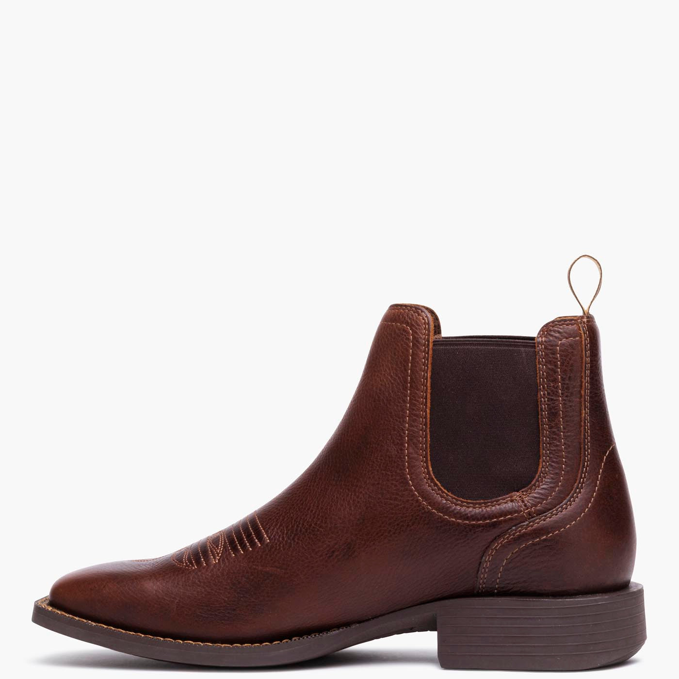 Botas Western de punta cuadrada Durango Shyloh resistentes a los resbalones en color castaño tostado para hombre (DDB0526)
