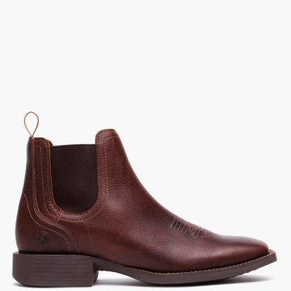 Botas Western de punta cuadrada Durango Shyloh resistentes a los resbalones en color castaño tostado para hombre (DDB0526)