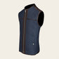 Cuadra Men's Reversible Europe Zipper Leather Vest (JC172/H303COC)