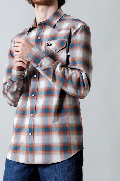 Kimes Ranch Men's Hays Dress Shirt (Mid Blue)