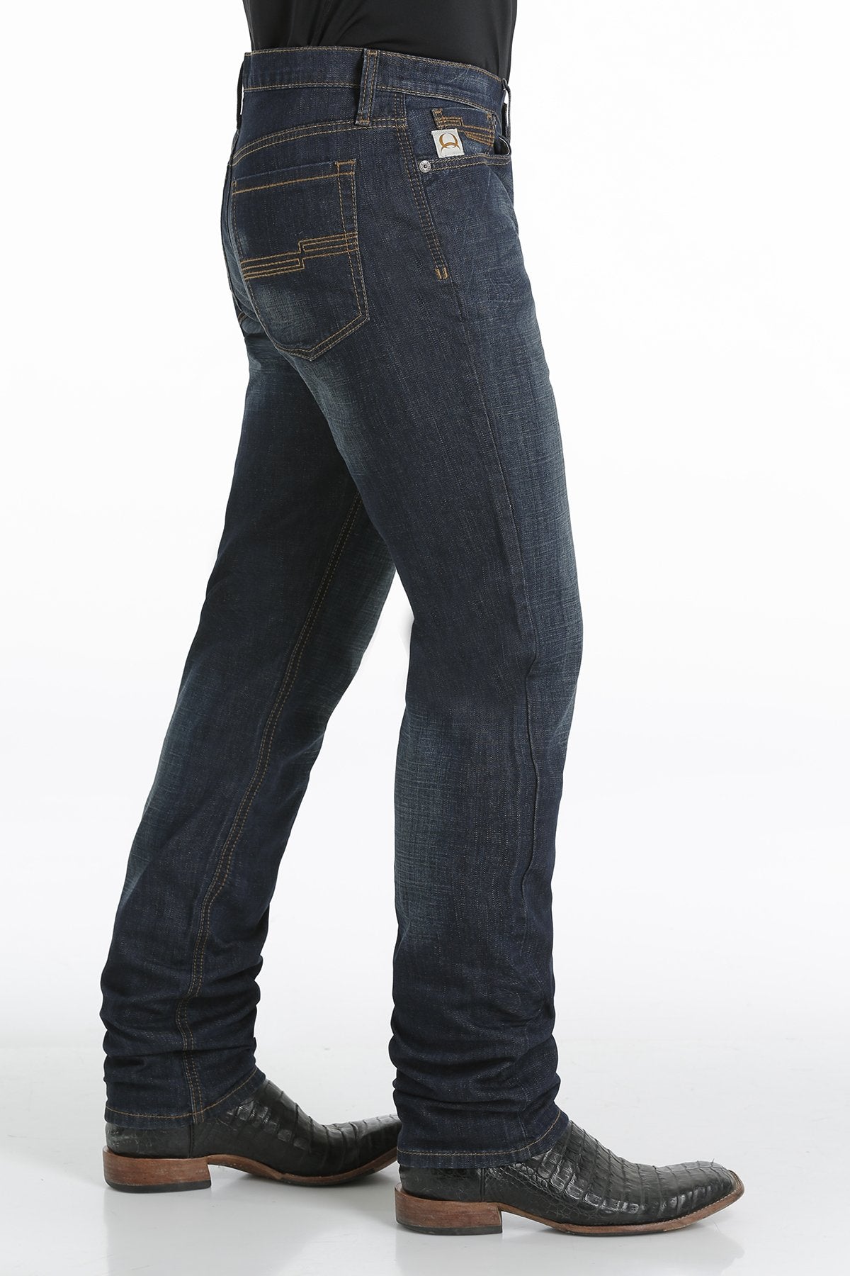 Cinch Men's Slim-Straight Fit Jesse Jeans (MB50738001 IND / Rinse)