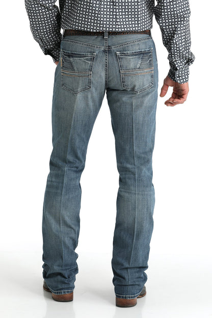 Cinch Men's Slim Fit Ian Jeans (MB59536001 - Medium Stonewash)
