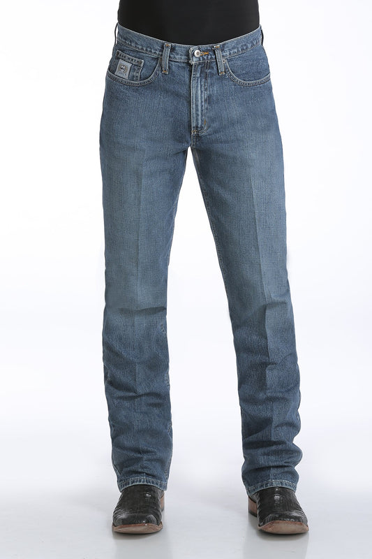 Cinch Men's Slim Fit Silver Label Jeans (MB98034001 IND / Medium Stonewash)