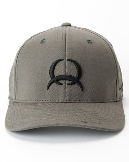 Cinch Men's Fitted FlexFit Cap with Arena Flex Logo (MCC0627728 Gray)