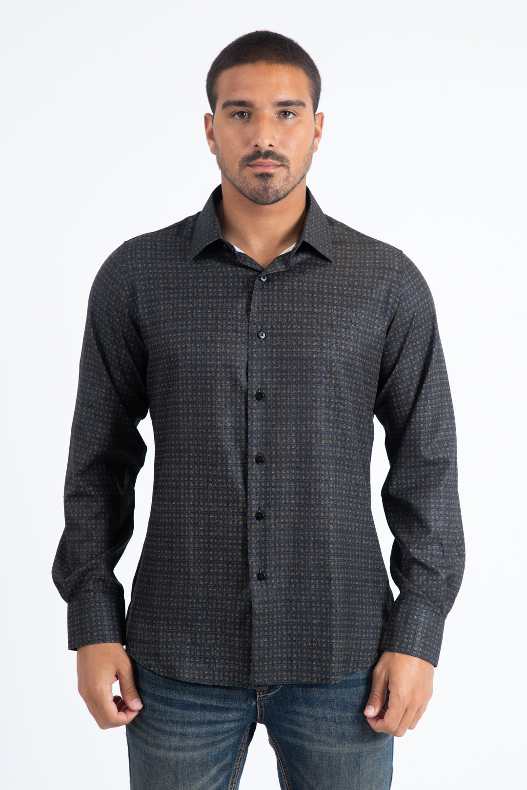 Camisa de manga larga para hombre Platini (FPL11257)