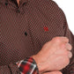 Cinch Men's Geometric Print Button-Down Western Shirt (MTW1105837 - Black)