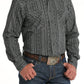 Cinch Men's Long Sleeve Shirt (MTW1301076 - Black)