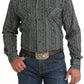 Cinch Men's Long Sleeve Shirt (MTW1301076 - Black)