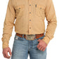 Cinch Men's Modern Fit Stripe Snap Front Western Shirt (MTW1303082 - Gold)