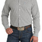 Cinch Men's Modern Fit Button-Down Western Shirt (MTW1347108 - White)