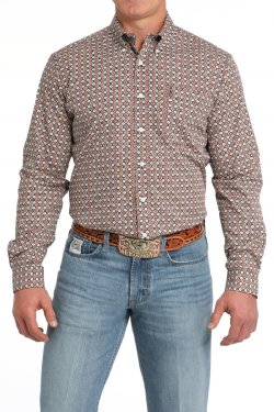 Cinch Men's Long Sleeve Shirt (MTW1347120 - Multi)