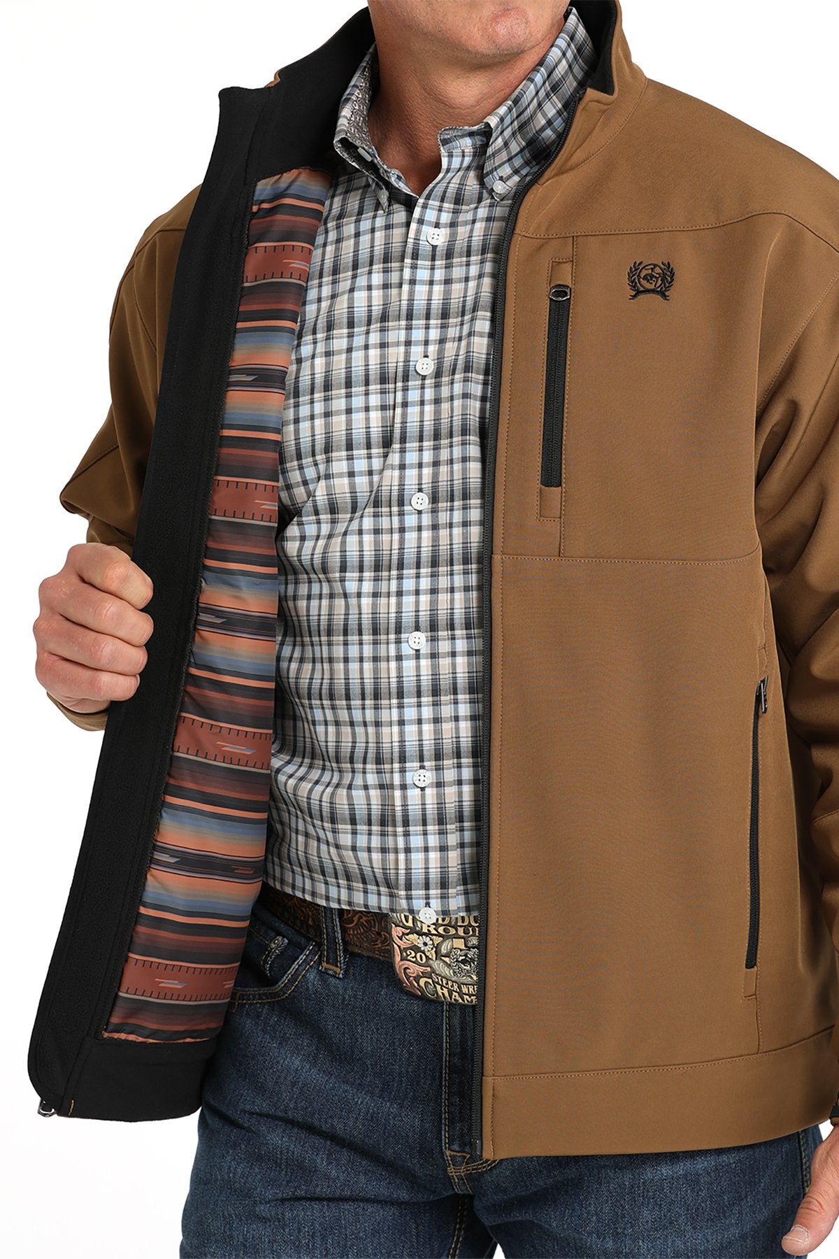 Cinch Men’s Match Boys Bonded Jacket (MWJ1567012 - Brown)