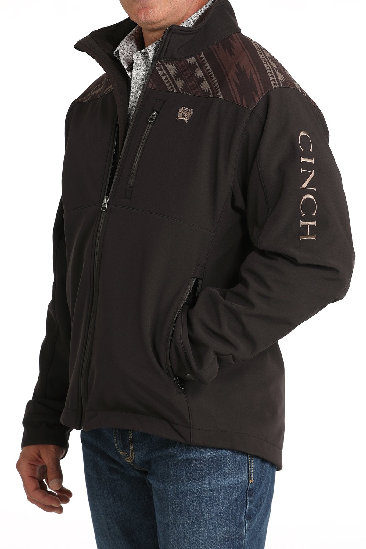 Cinch Men’s Bonded Jacket (MWJ1583008 - Brown)