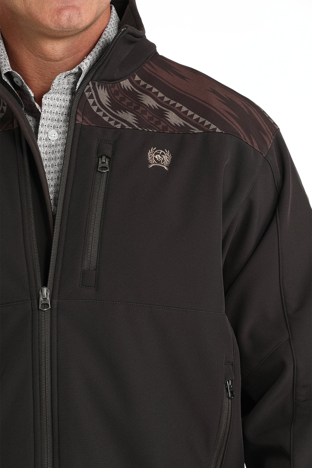 Cinch Men’s Bonded Jacket (MWJ1583008 - Brown)