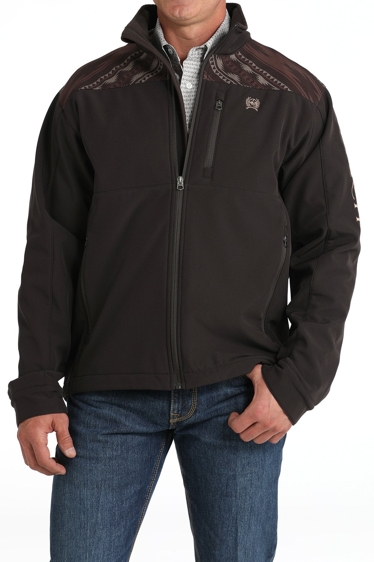 Cinch Men’s Bonded Jacket (MWJ1583008 - Brown)