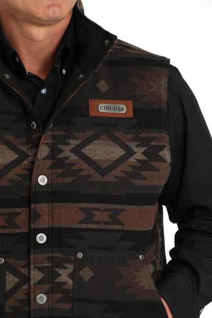 Cinch Men’s Reversible Quilted Vest (MWV1910001 - Brown/Black)