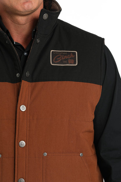 Cinch Men’s Reversible Quilted Vest (MWV1910001 - Brown/Black)