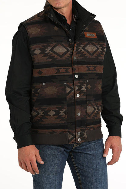 Cinch Men’s Reversible Quilted Vest (MWV1910001 - Brown/Black)