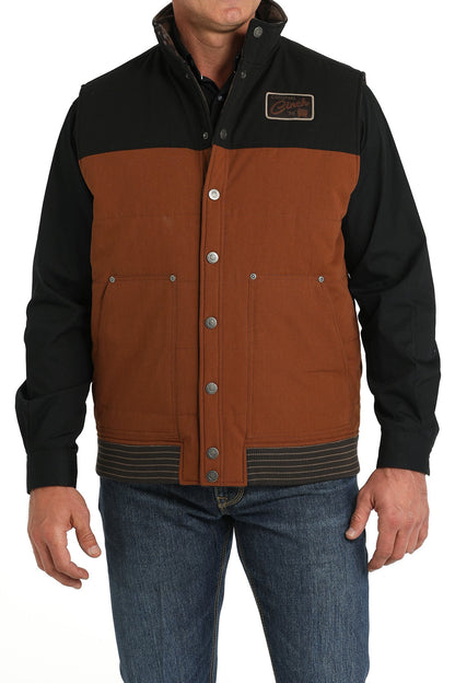 Cinch Men’s Reversible Quilted Vest (MWV1910001 - Brown/Black)