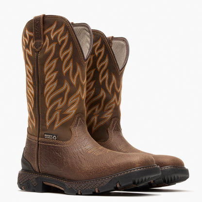 Botas vaqueras impermeables Rocky Ironhawk para hombre (RKW0467 W - Marrón)