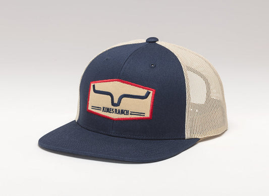 Kimes Ranch Replay Trucker Snapback (Navy)