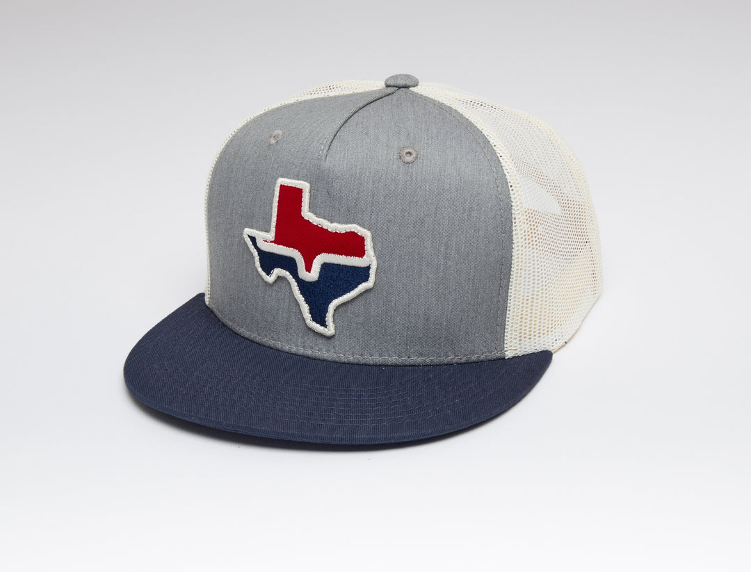 Kimes Ranch Texas Trucker Hat (Grey Heather)