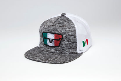 Gorra snapback tricolor Kimes Ranch (carbón jaspeado)