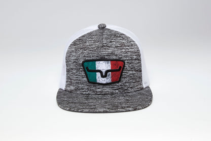 Gorra snapback tricolor Kimes Ranch (carbón jaspeado)