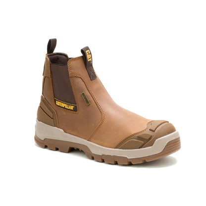 Caterpillar Men's Striver XL Chelsea Waterproof Steel Toe Work Boot (P91819 - Pyramid - Steel Toe)