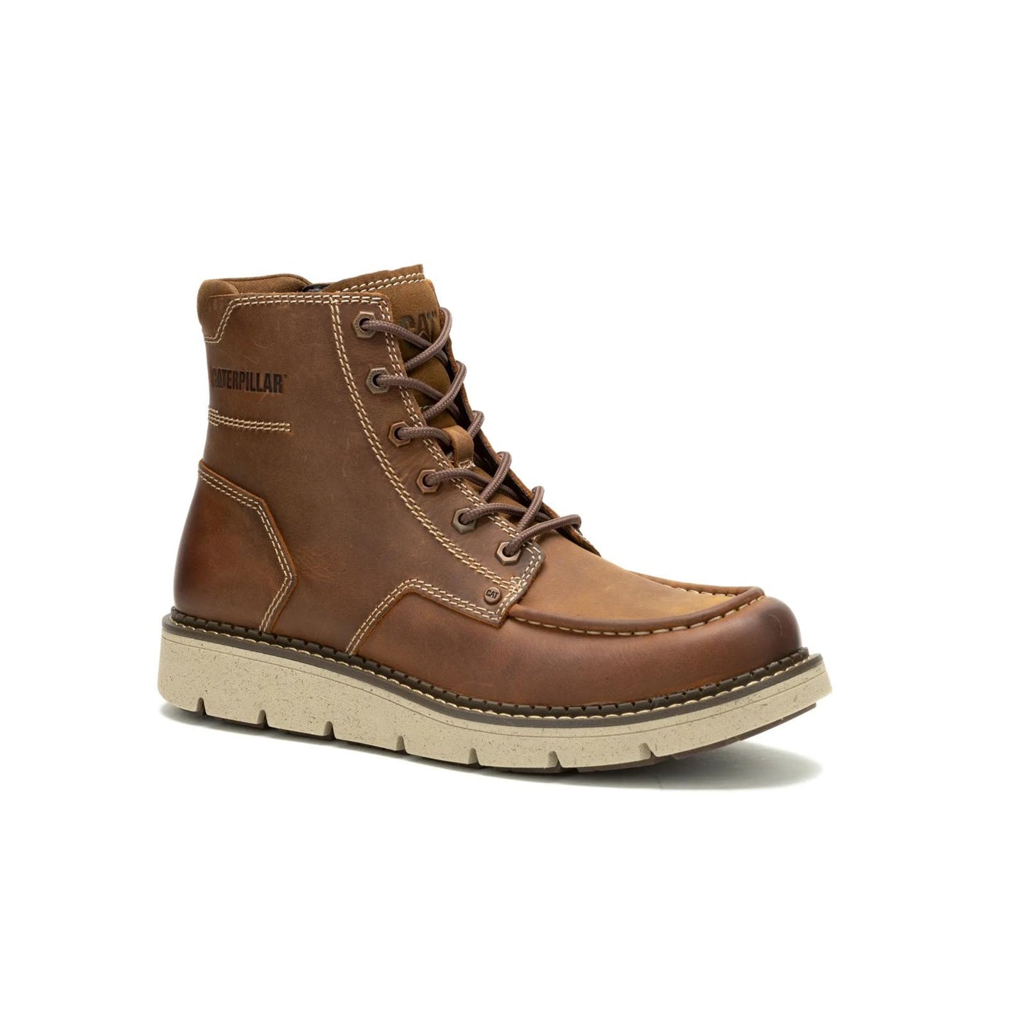 Caterpillar Men's Covert Boot (P725361 - Leather Brown - Soft Toe)