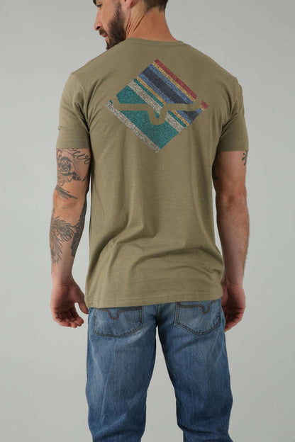 Camiseta Kimes Ranch Warmth para hombre (verde militar)