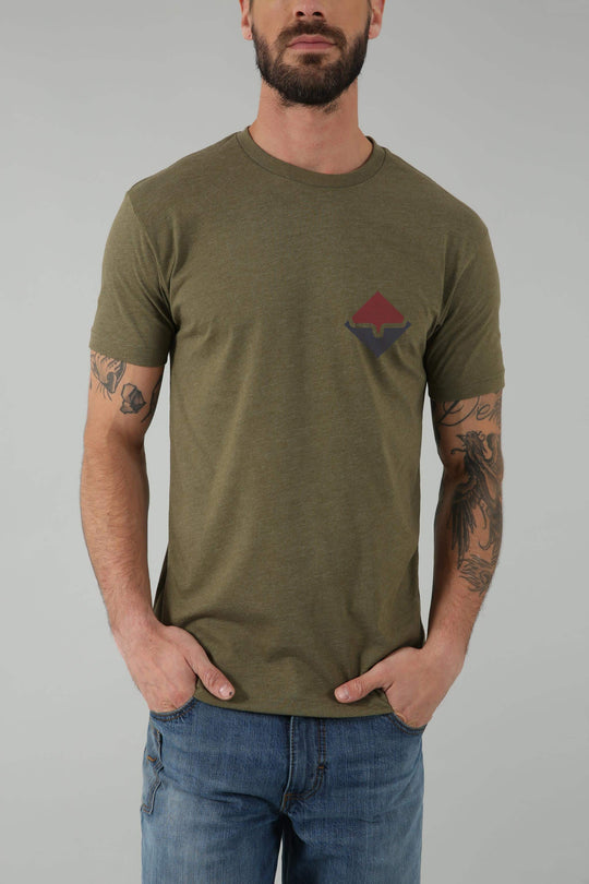 Kimes Ranch Men’s Warmth T-Shirt (Military Green)