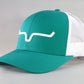 Kimes Ranch Weekly Trucker Snapback (Teal/White)