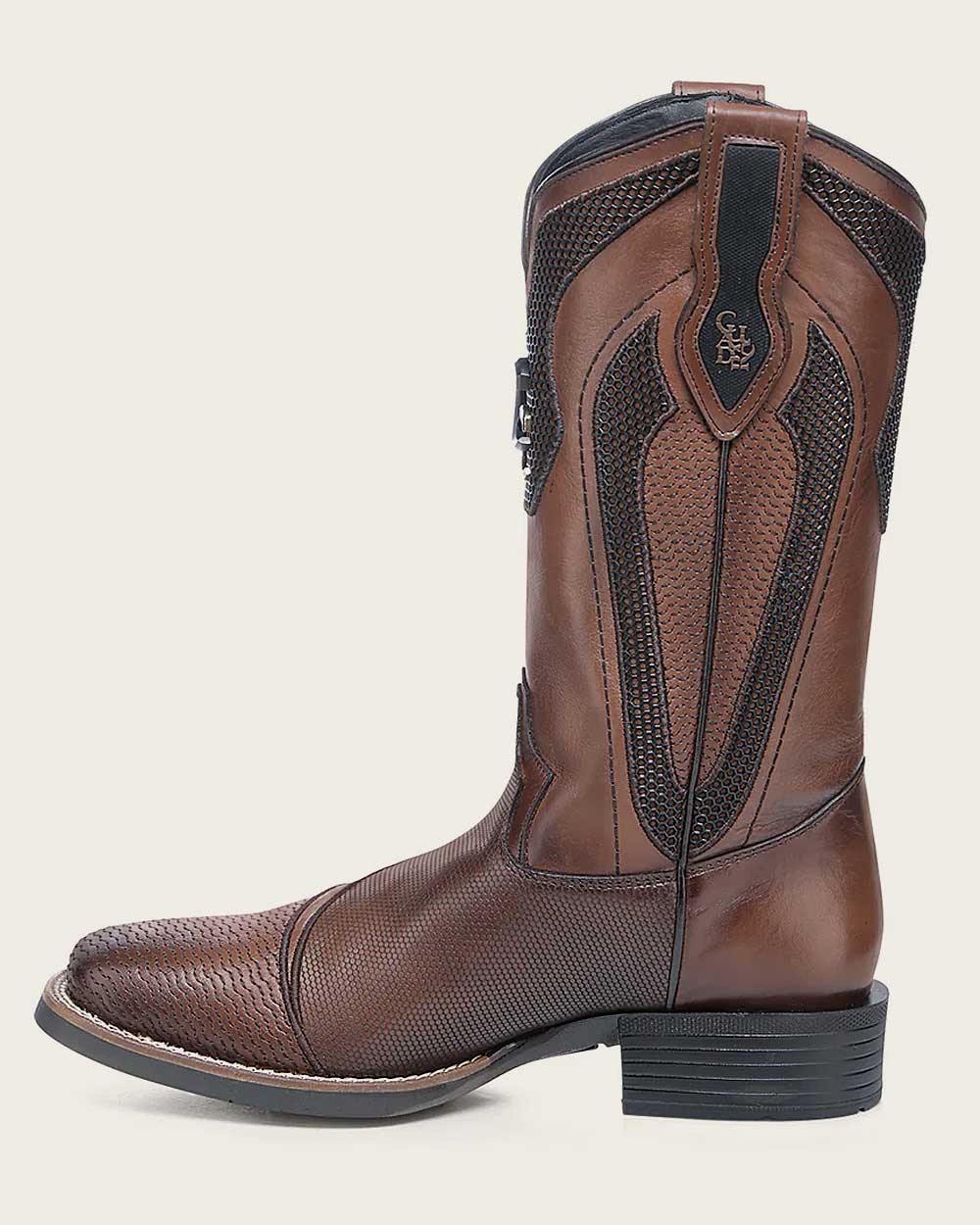 Botas de bovino color marrón miel para hombre de Cuadra (CU986/3Z2VRS - Res Crust Miel)