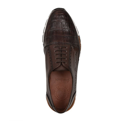 Cuadra Men's Shoes CF-127CWTS (Caiman Cafe / Ternera Inca Choco)