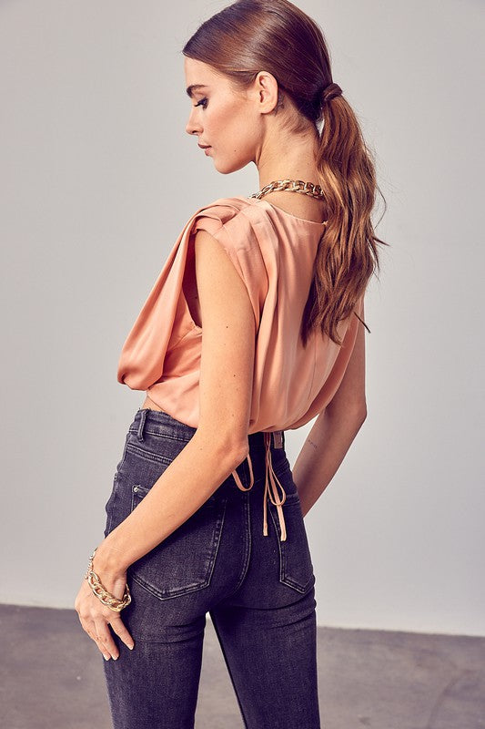 DO + BE Collection Women's Shirt (Y21016 / Peach Sand)