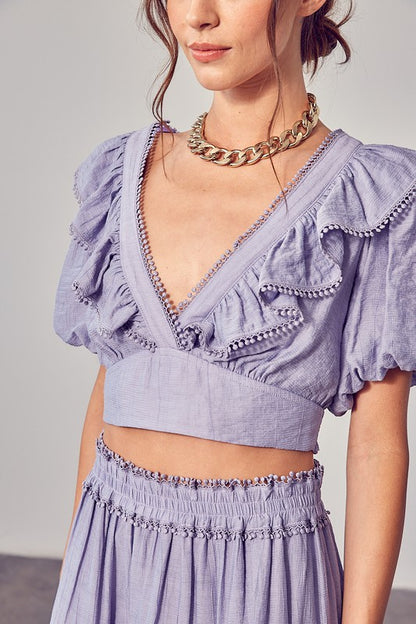DO + BE Collection Women's Shirt (Y21514 / Lavender)